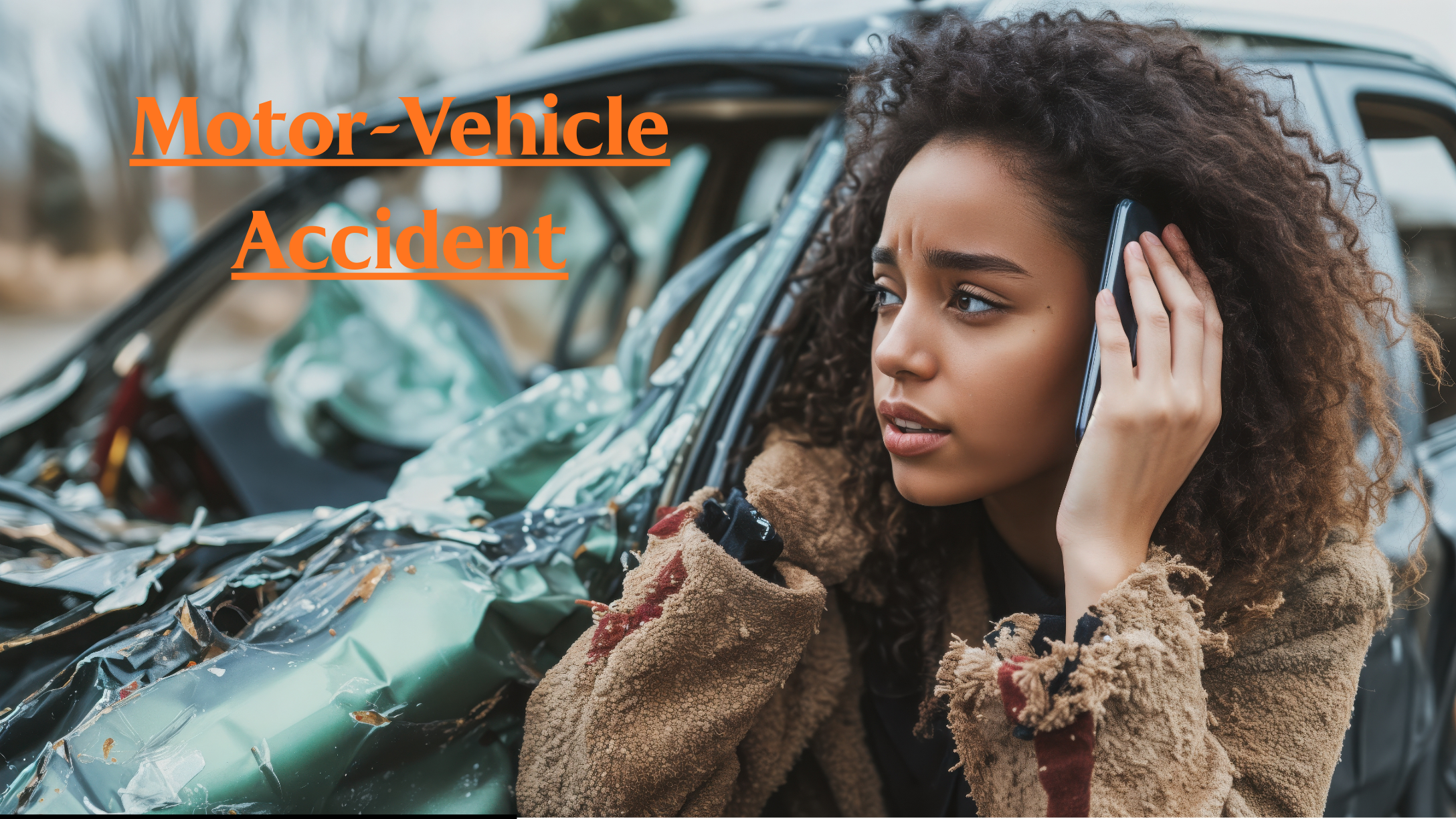Patient in Car accident - Injury Physiotherapy MVA